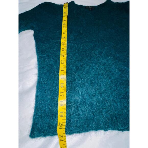 J.Crew Alpaca/Merino Blend Puff-Sleeve Fuzzy Crewneck Sweater - Women's Size XS - Picture 5 of 8
